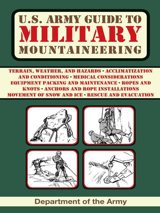 Imagen de portada para U.S. Army Guide to Military Mountaineering